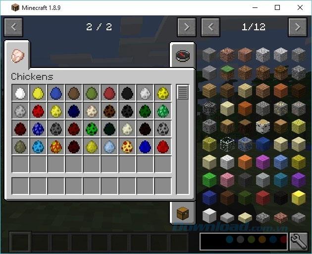 Perintah untuk membuat telur di game Minecraft