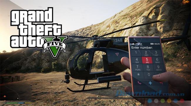 Verwendung des GTA V-Cheat-Codes auf dem Telefon eines Charakters