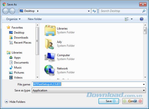 How to download and install WTFast for the computer