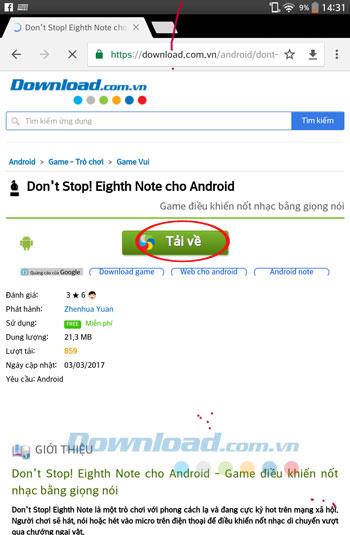 How to download and install Dont Stop! Eighth Note on Android