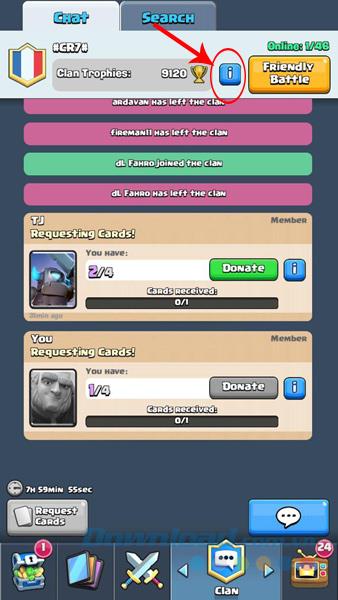 Find out about Clan in Clash Royale game