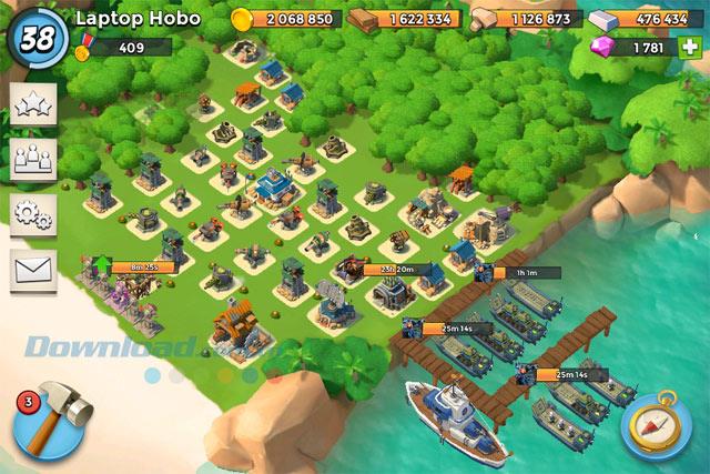 Astuces secrètes dans le jeu Boom Beach efficacement