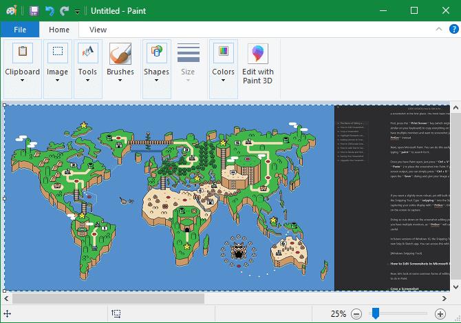 How to edit and enhance screenshots with MS Paint