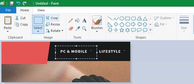 How to edit and enhance screenshots with MS Paint