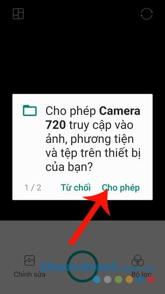 Instructions for installing and using Camera 720 on your phone