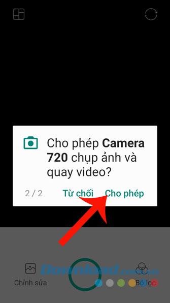 Instructions for installing and using Camera 720 on your phone