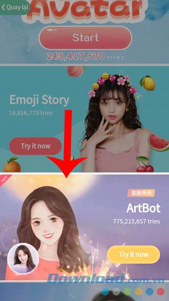 Instructions to create beautiful drawings by Meitu on your phone