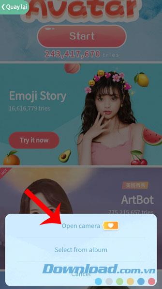 Instructions to create beautiful drawings by Meitu on your phone