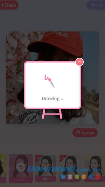 Instructions to create beautiful drawings by Meitu on your phone