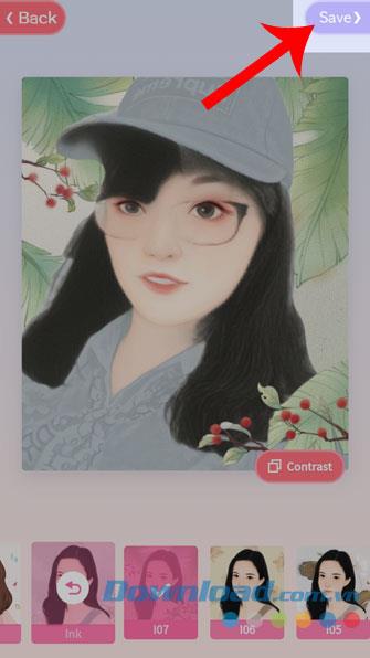 Instructions to create beautiful drawings by Meitu on your phone