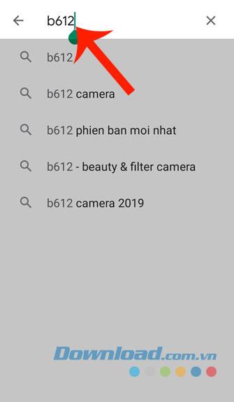 Instructions for installing and taking pictures with B612