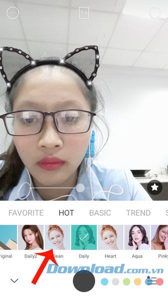 Petunjuk untuk menginstal dan mengambil gambar dengan B612