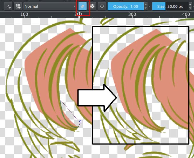 Instructions for coloring pictures with Krita