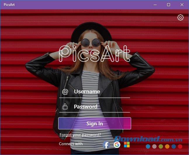 Instructions for downloading and installing PicsArt