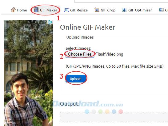 Comment utiliser loutil dédition GIF en ligne