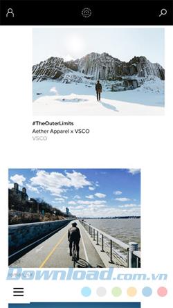 Instructions for editing and sharing photos on VSCO