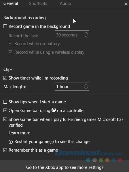 How to take photos and record game screens on Windows 10