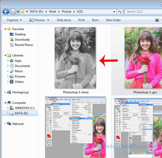 Transforme fotos coloridas em fotos em preto e branco pelo Photoshop