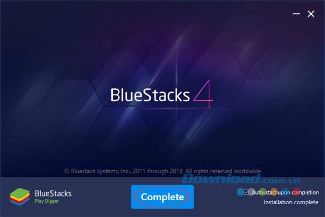 Anweisungen zur Installation von BlueStacks 4 auf dem Computer