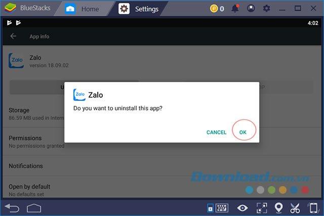 How to uninstall applications, uninstall apps on BlueStacks