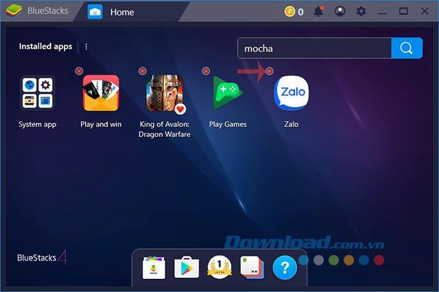 How to uninstall applications, uninstall apps on BlueStacks