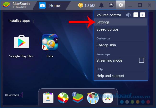 How to restore free space for BlueStacks