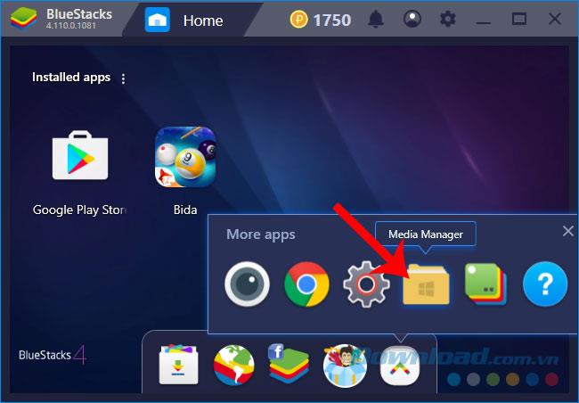 How to restore free space for BlueStacks