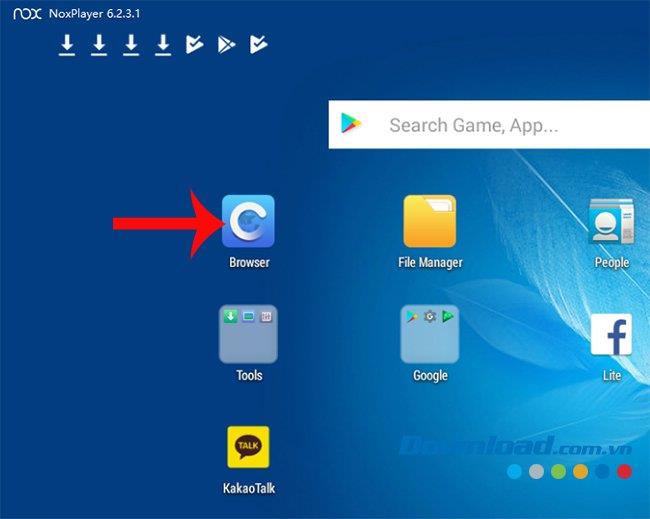 How to download photos, download videos, download software for NoxPlayer emulator