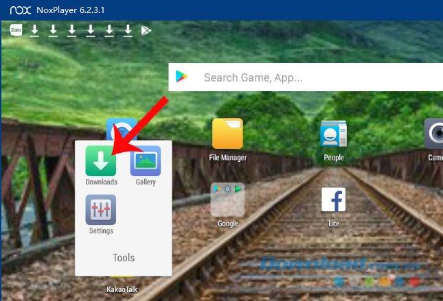 How to download photos, download videos, download software for NoxPlayer emulator