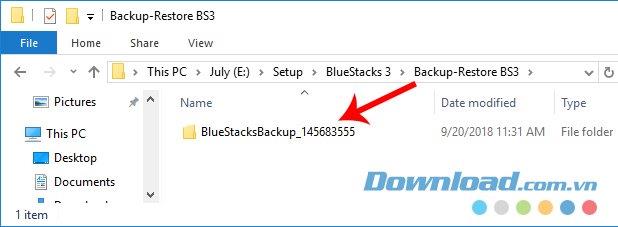 Een back-up maken van BlueStacks-gegevens en deze herstellen