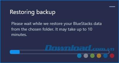 Een back-up maken van BlueStacks-gegevens en deze herstellen