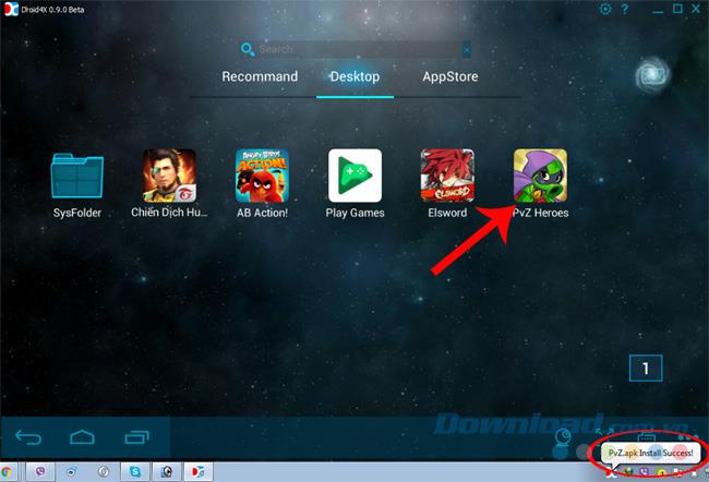 How to install the APK file for Droid4X emulator