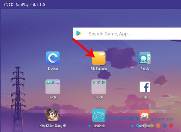 How to install the XAPK file for the Nox Player emulator