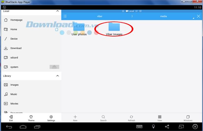 How to get photos and data from BlueStacks to a computer