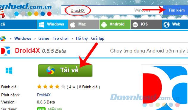 Arahan tentang cara memasang Droid4x, emulator Android pada komputer