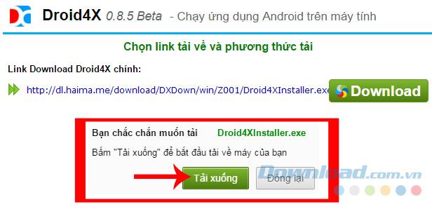 Arahan tentang cara memasang Droid4x, emulator Android pada komputer