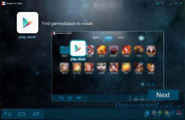 Instructions on how to install Droid4x, Android emulator on the computer