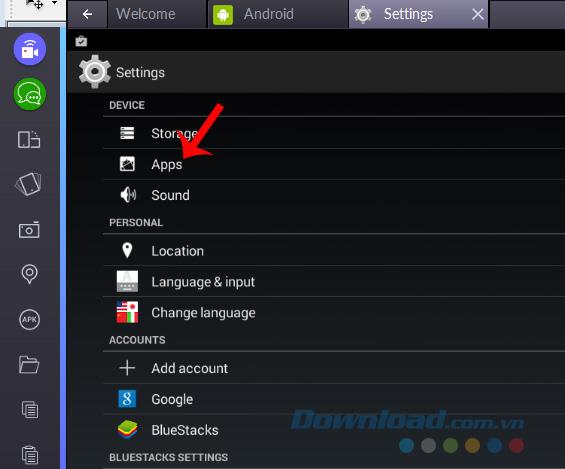 Two ways to delete apps on BlueStacks