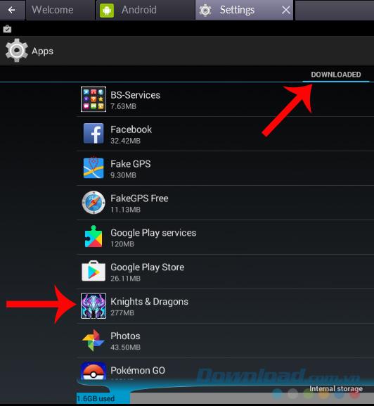 สองวิธีในการลบแอพบน BlueStacks