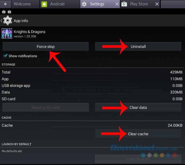 Two ways to delete apps on BlueStacks