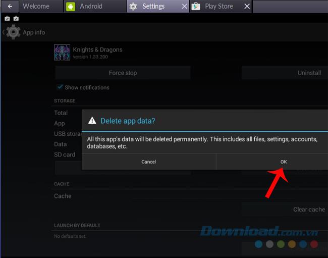 Two ways to delete apps on BlueStacks