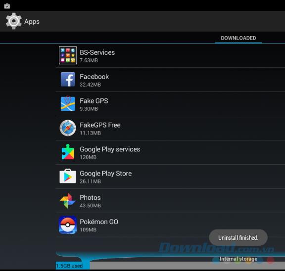 สองวิธีในการลบแอพบน BlueStacks