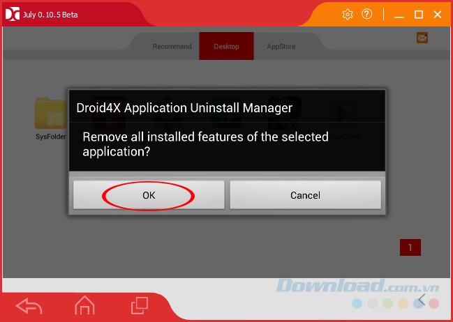Comment supprimer les applications installées sur Droid4X