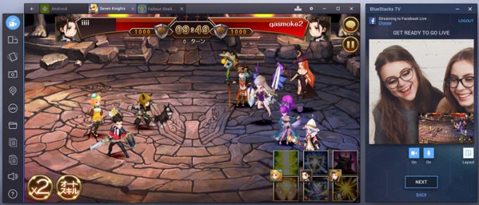 Live Stream Gaming-Bildschirm auf Facebook mit BlueStacks