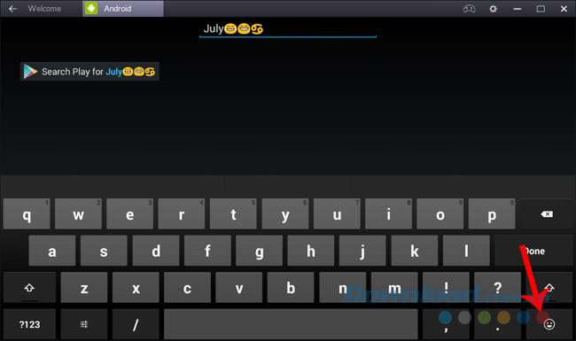 كيفية تنشيط لوحة المفاتيح الافتراضية على بلوستاكس