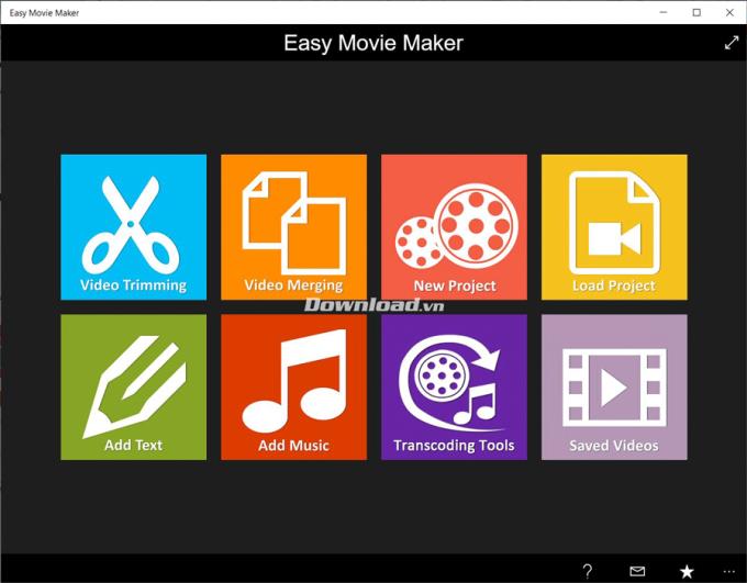 Instructions for downloading and installing Easy Movie Maker - basic video editing