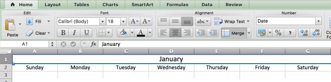 Instructions on how to create calendar 2020 in Excel easiest