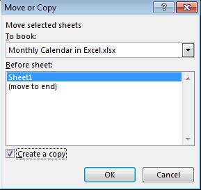 Instructions pour créer le calendrier 2020 dans Excel le plus facilement