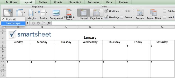 Instructions on how to create calendar 2020 in Excel easiest