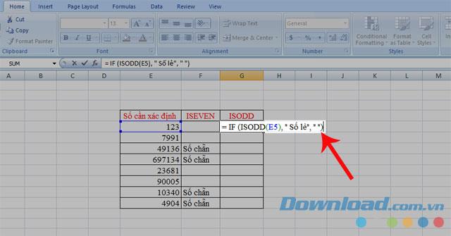 So ermitteln Sie ungerade und gerade Zahlen in Excel